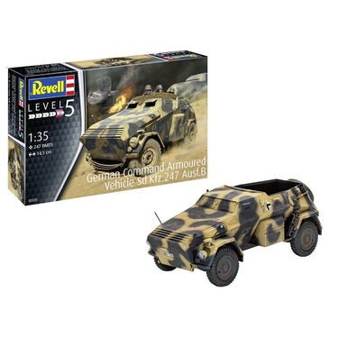 Revell 03335 1/35 German Armoured Command Car Sd. Kfz. 247 Ausf. B